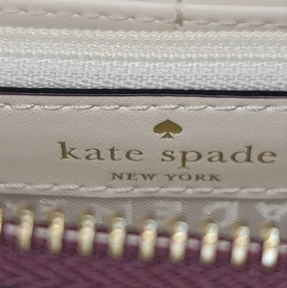 NWOT Kate Spade Schuyler Burgundy Large Continental Wallet Wristlet - Picture 7 of 12